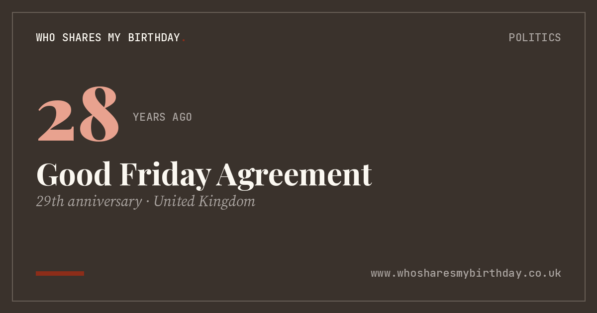 Good Friday Agreement