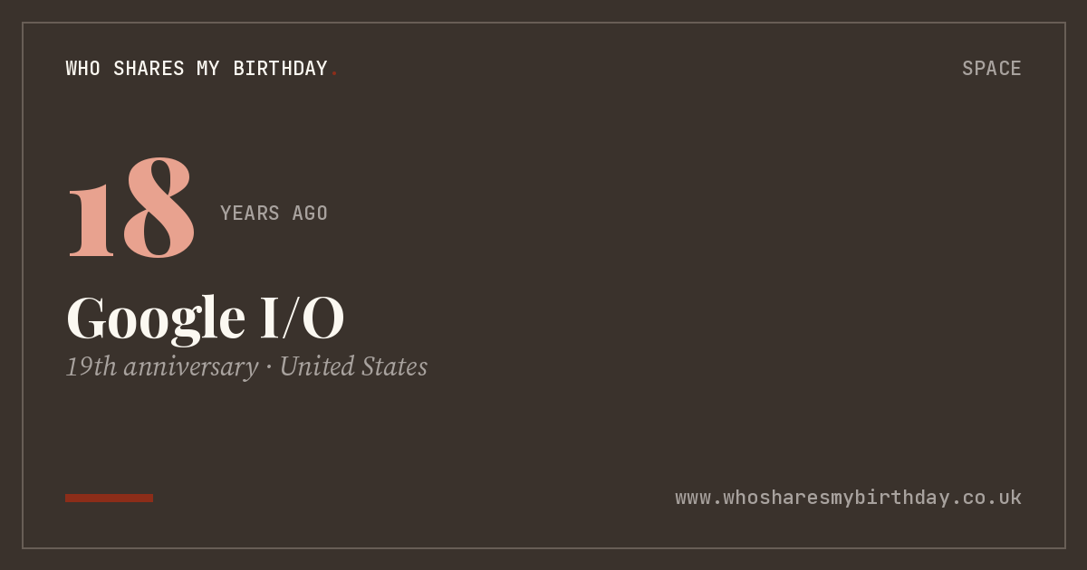 Google I/O
