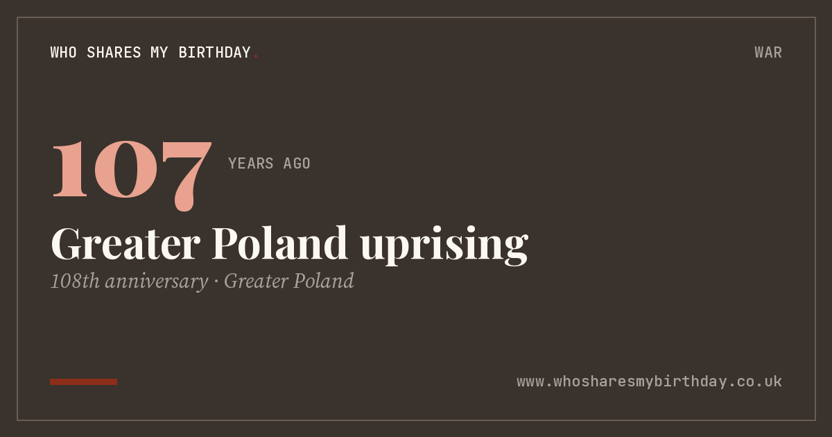Greater Poland uprising