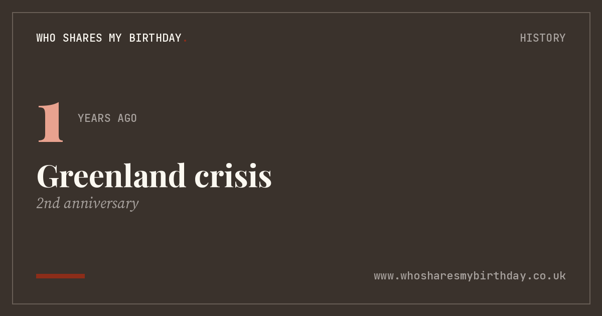 Greenland crisis
