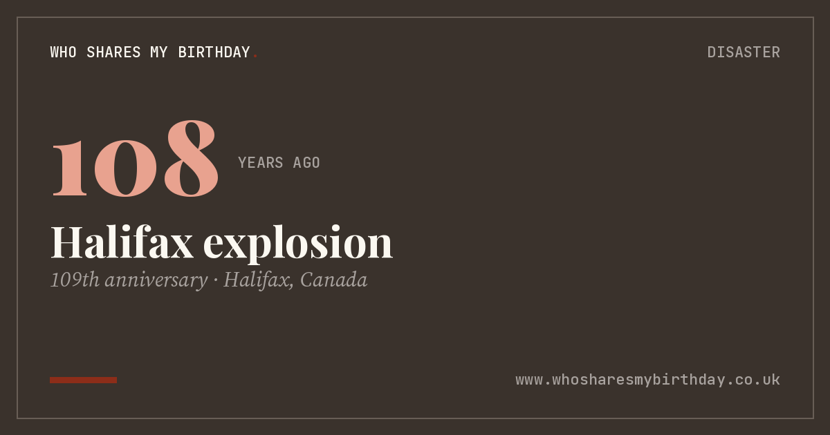 Halifax explosion