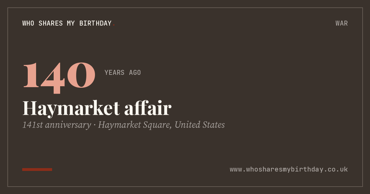 Haymarket affair