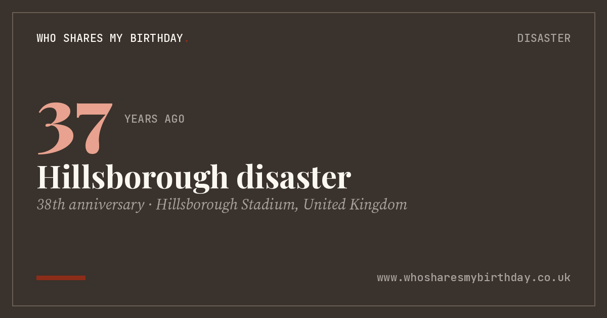 Hillsborough disaster
