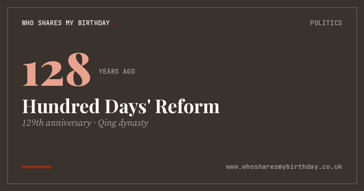Hundred Days' Reform