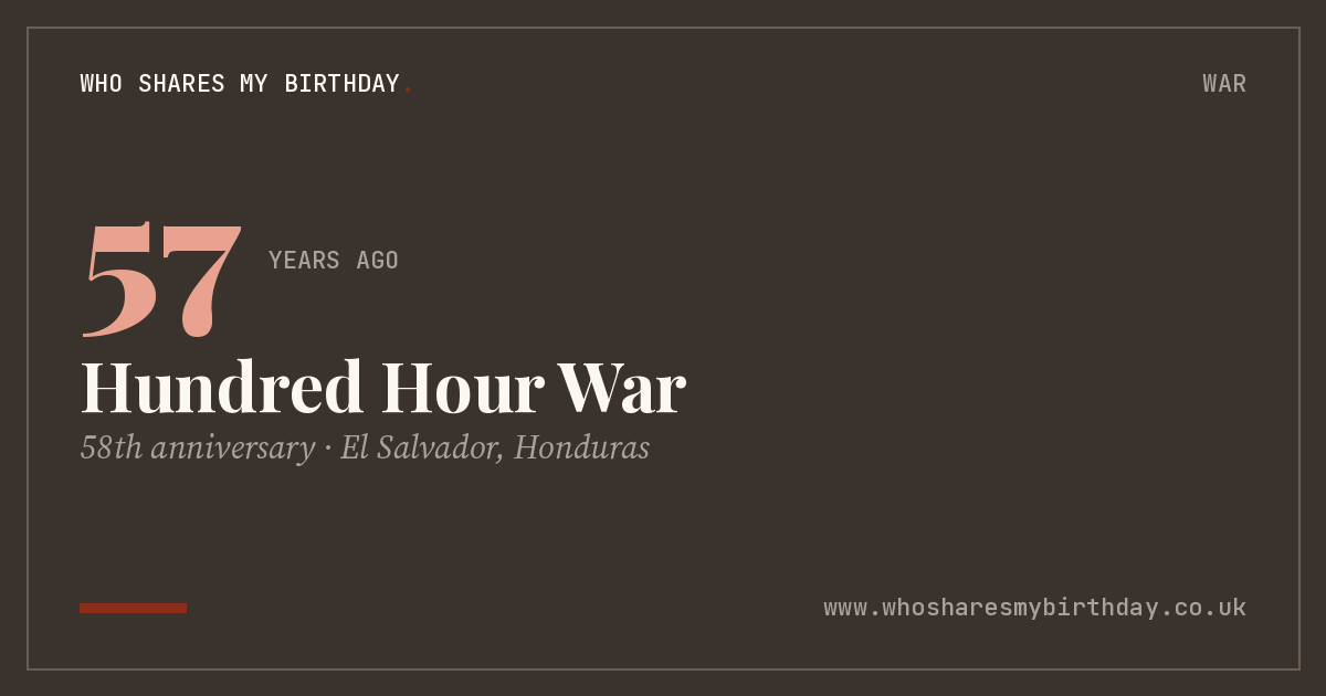 Hundred Hour War