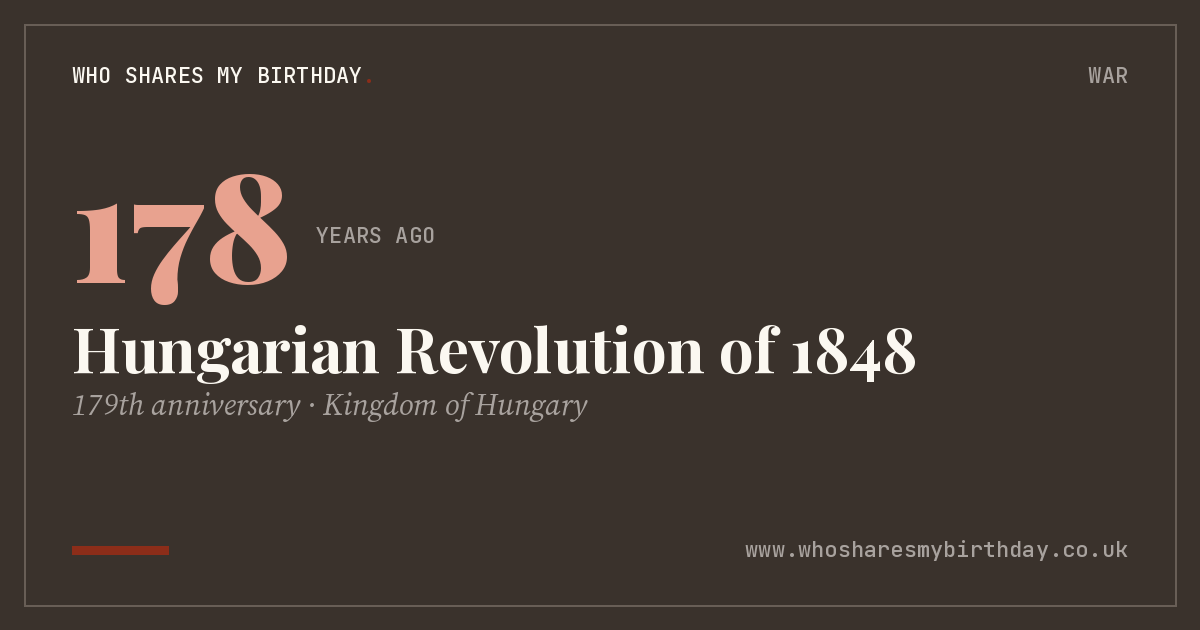 Hungarian Revolution of 1848