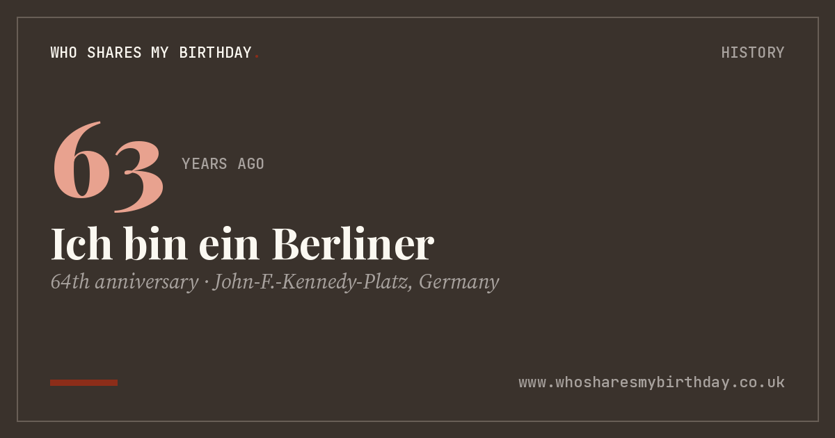 Ich bin ein Berliner