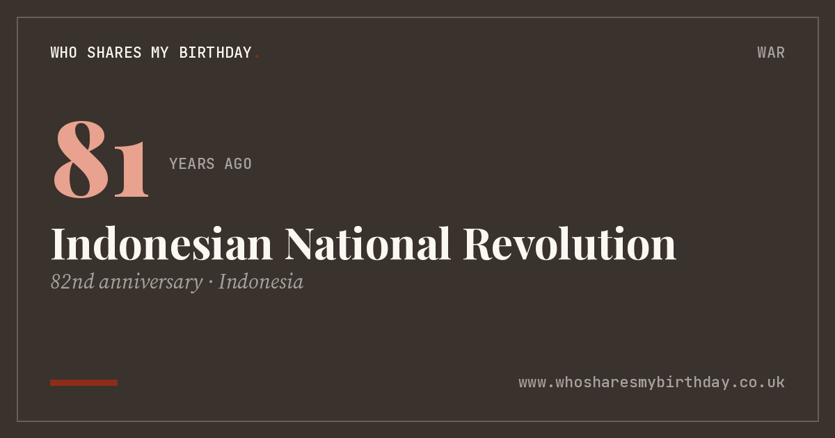 Indonesian National Revolution