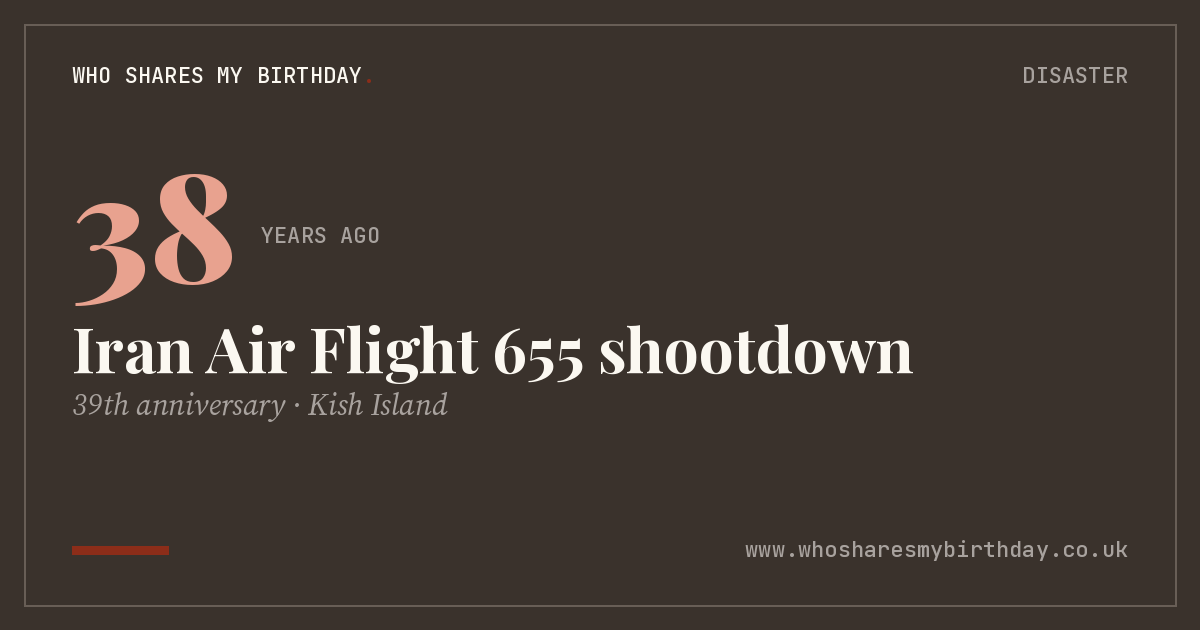 Iran Air Flight 655 shootdown