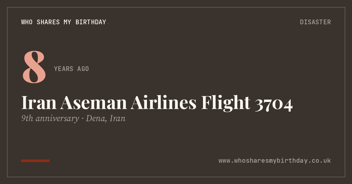 Iran Aseman Airlines Flight 3704