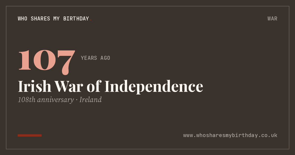 Irish War of Independence