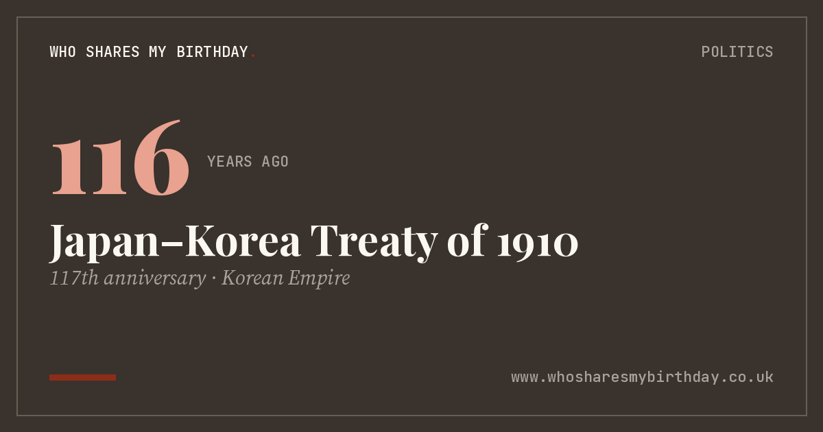 Japan–Korea Treaty of 1910