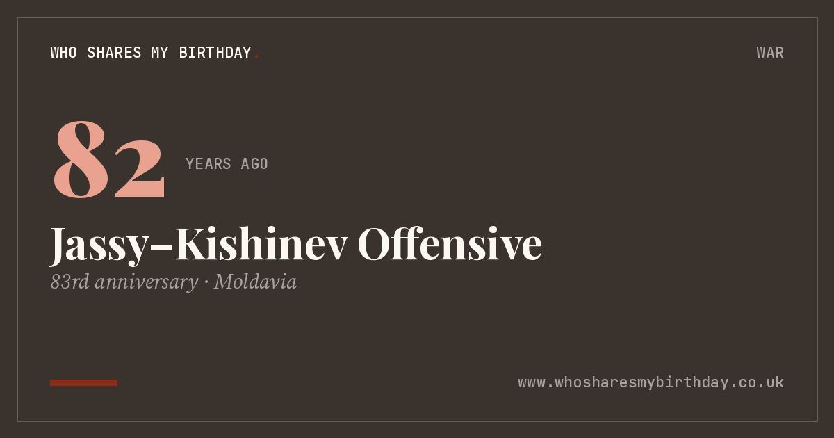 Jassy–Kishinev Offensive