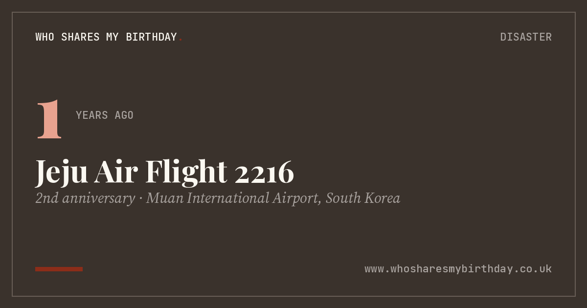 Jeju Air Flight 2216