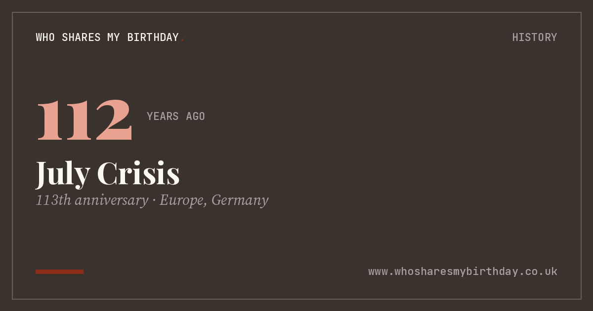 July Crisis