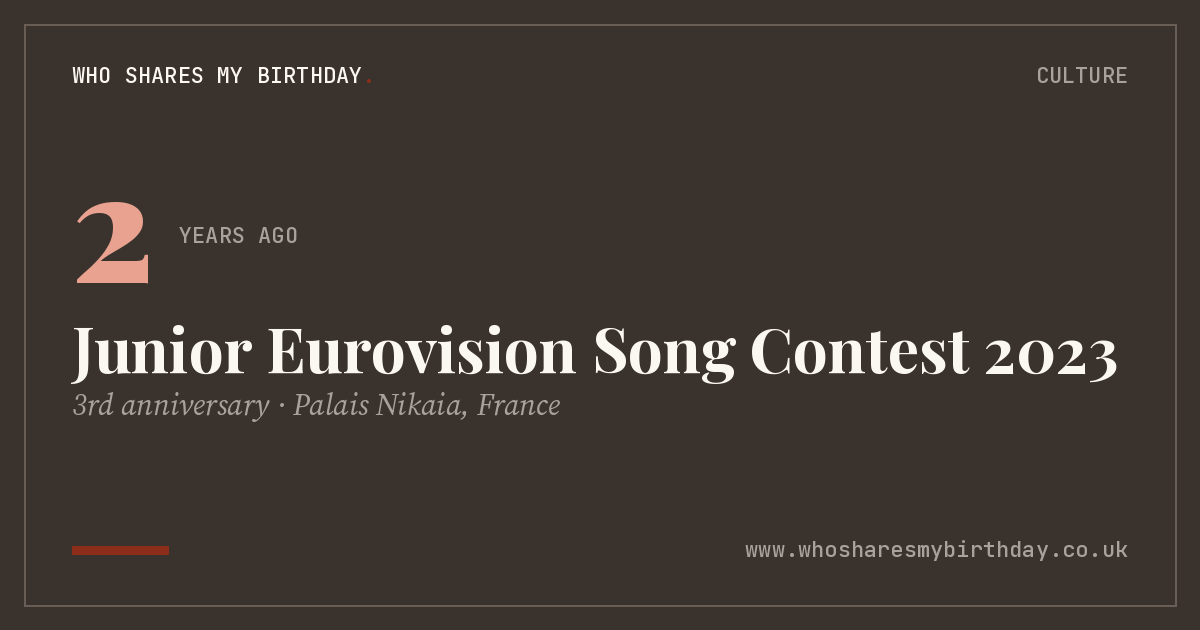Junior Eurovision Song Contest 2023