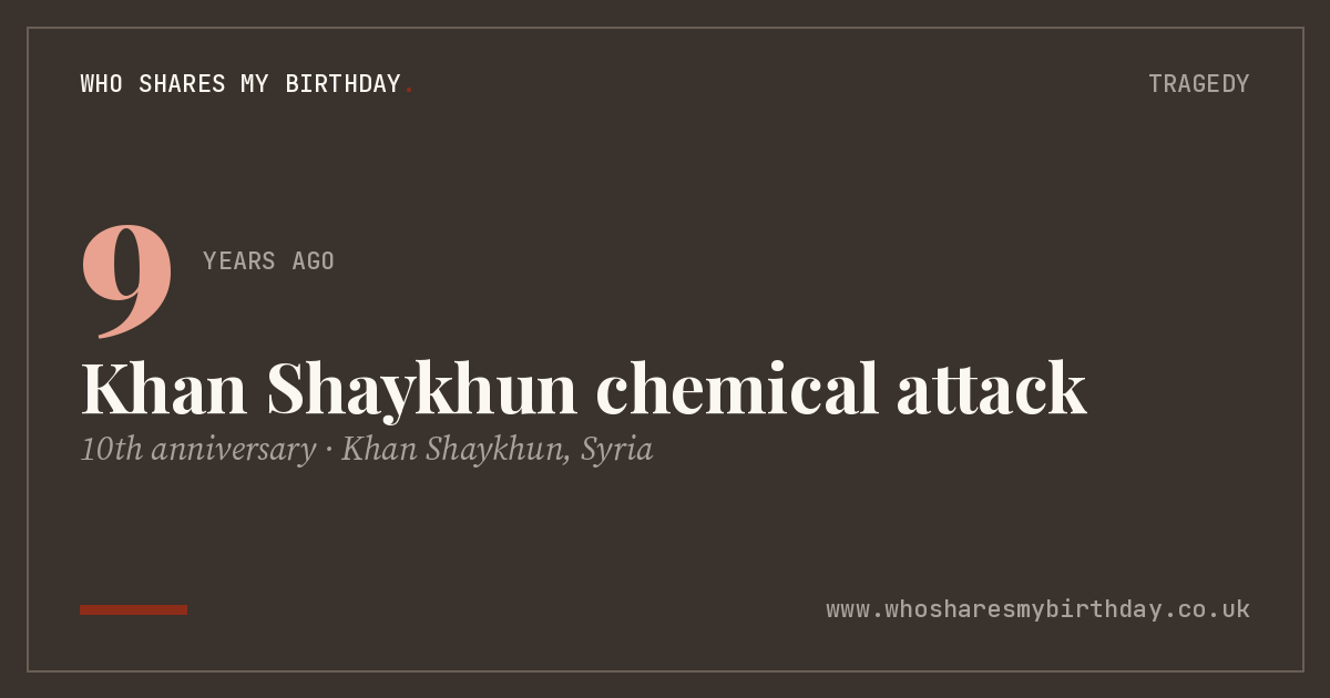 Khan Shaykhun chemical attack