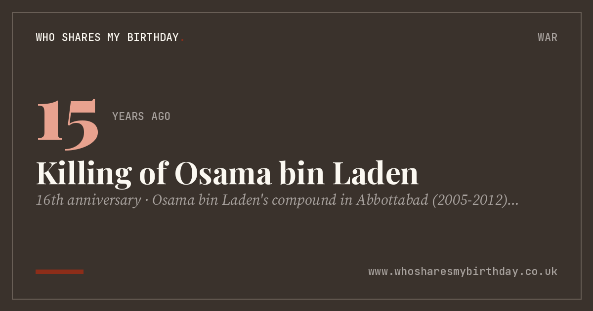Killing of Osama bin Laden