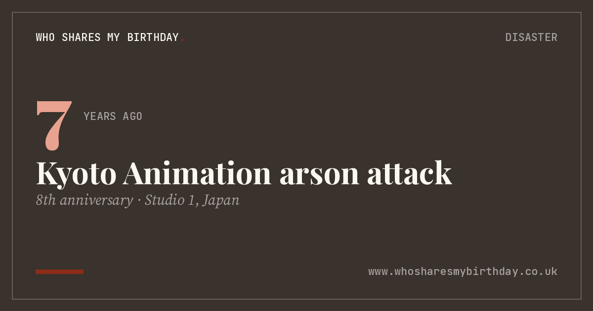 Kyoto Animation arson attack