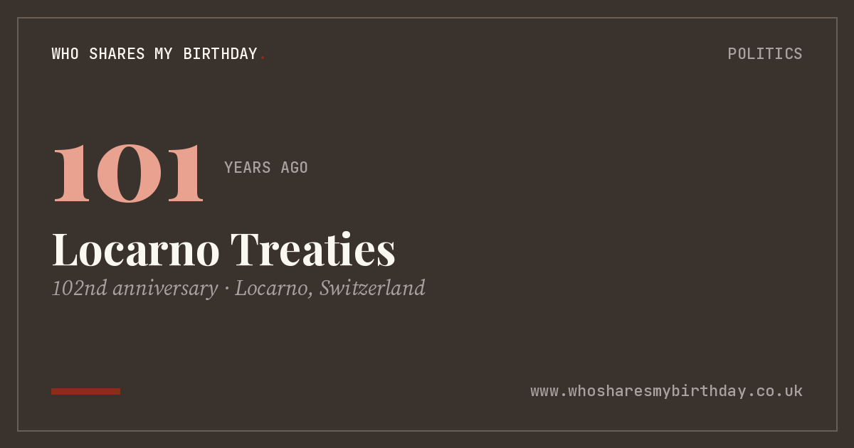Locarno Treaties