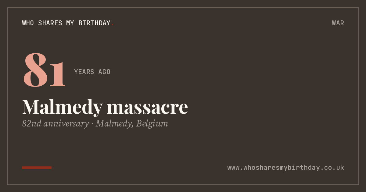 Malmedy massacre