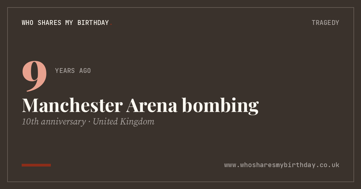 Manchester Arena bombing