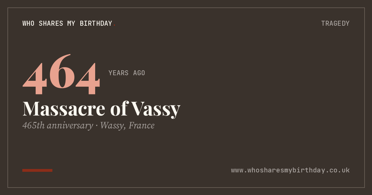 Massacre of Vassy