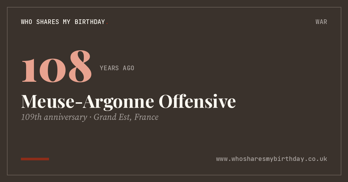 Meuse-Argonne Offensive