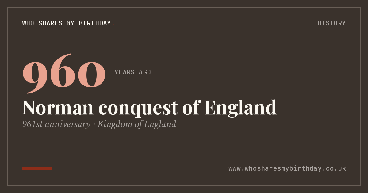 Norman conquest of England