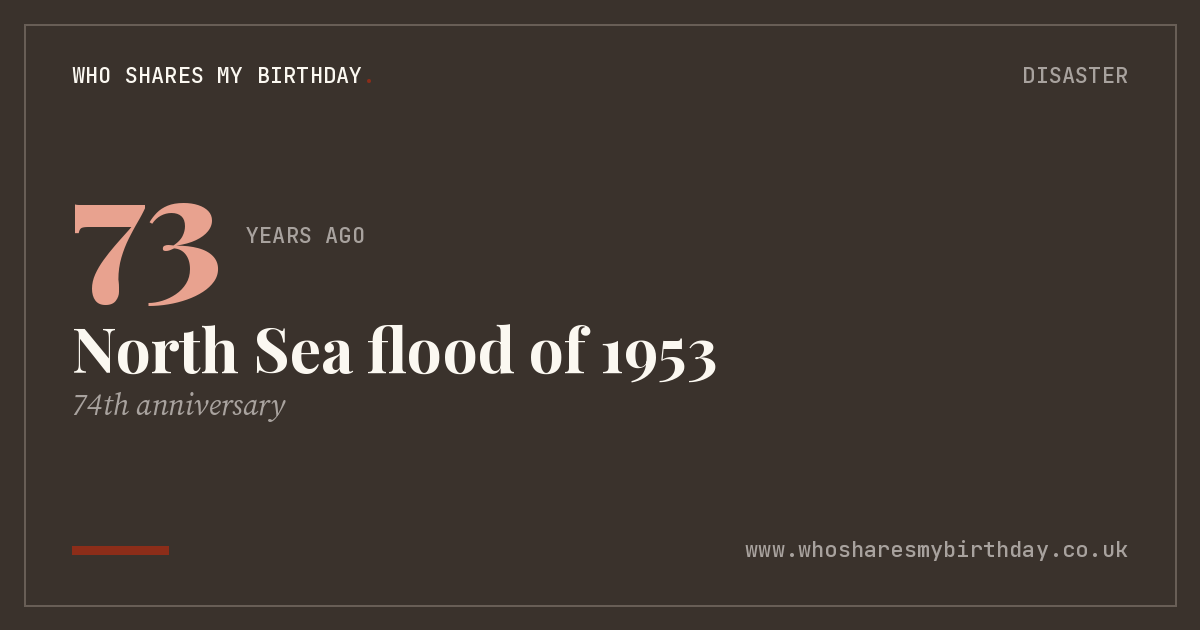 North Sea flood of 1953