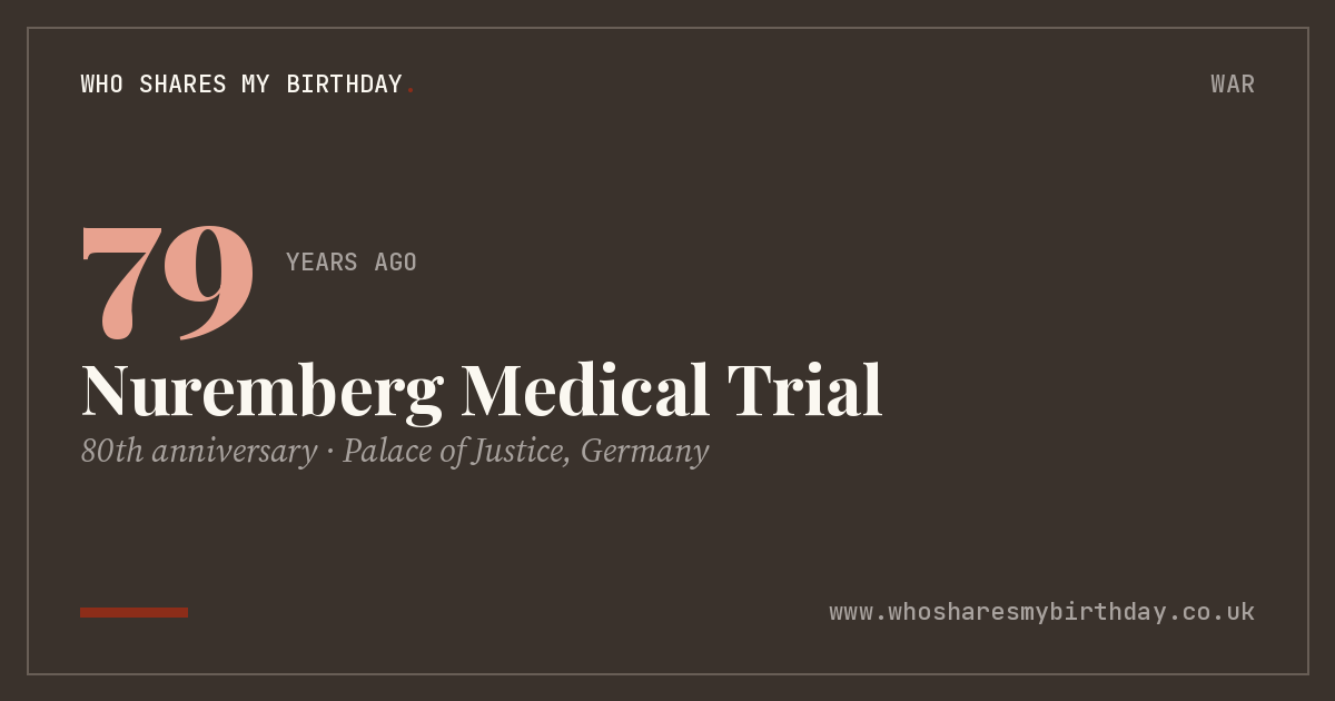 Nuremberg Medical Trial