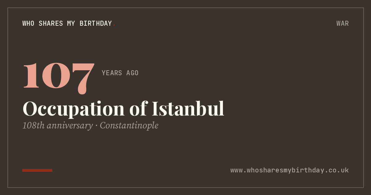 Occupation of Istanbul
