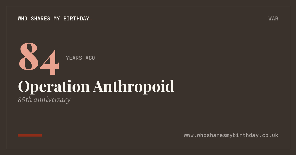 Operation Anthropoid