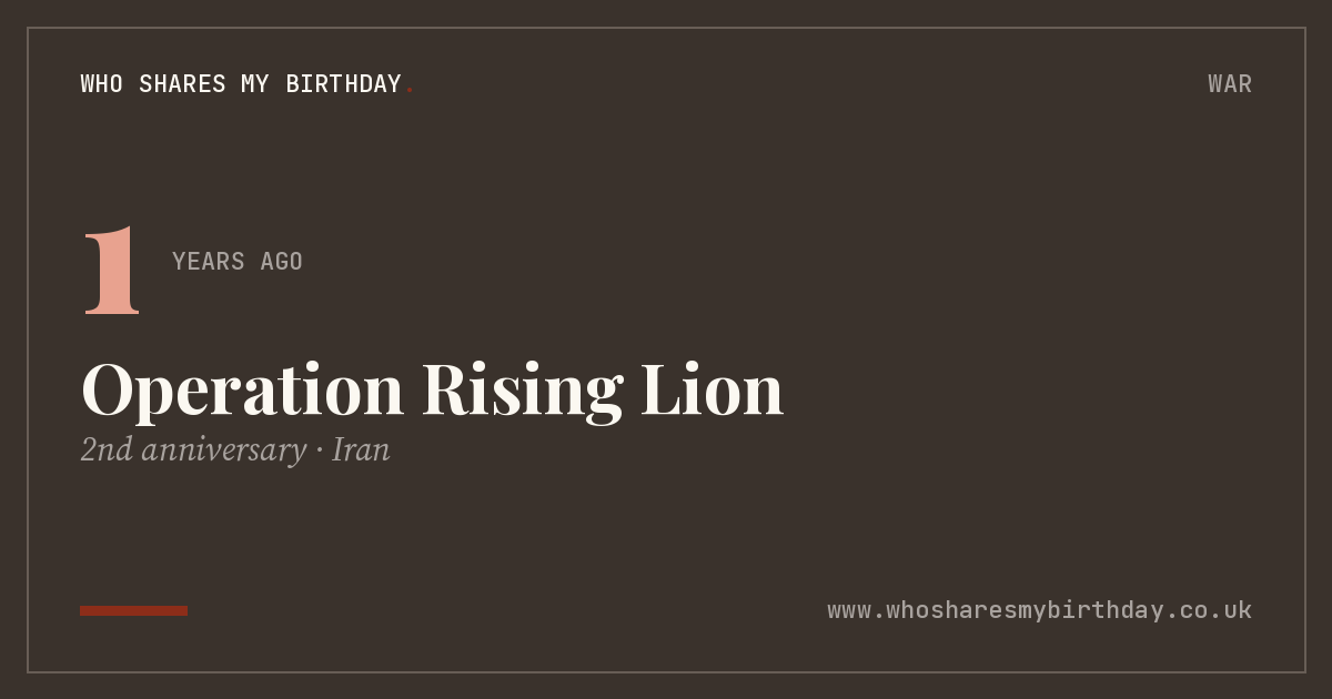 Operation Rising Lion