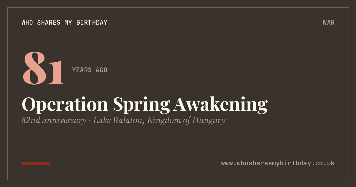 Operation Spring Awakening
