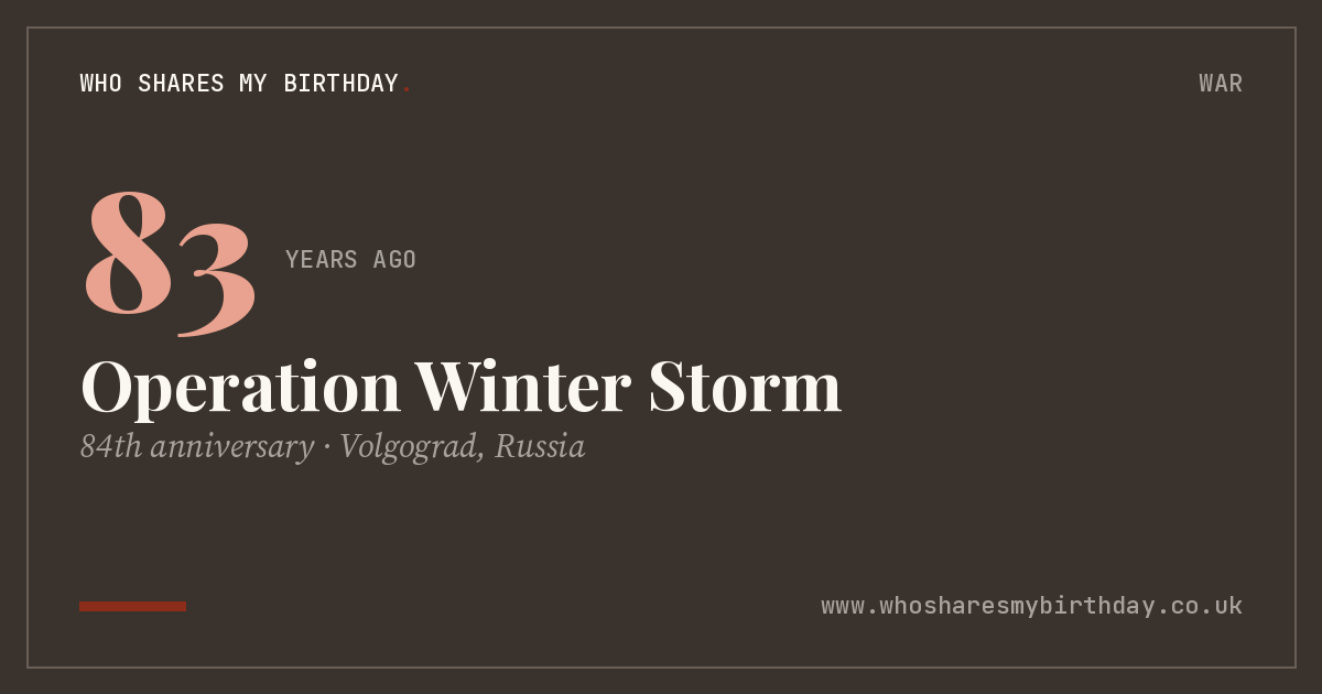 Operation Winter Storm