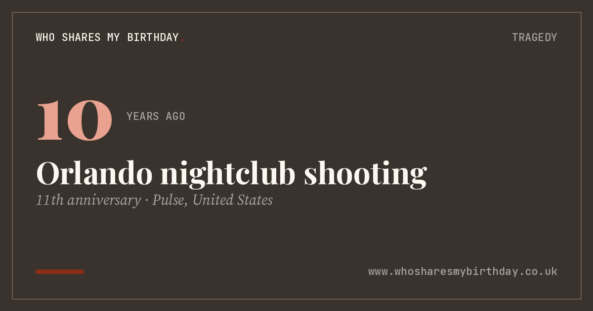 Orlando nightclub shooting