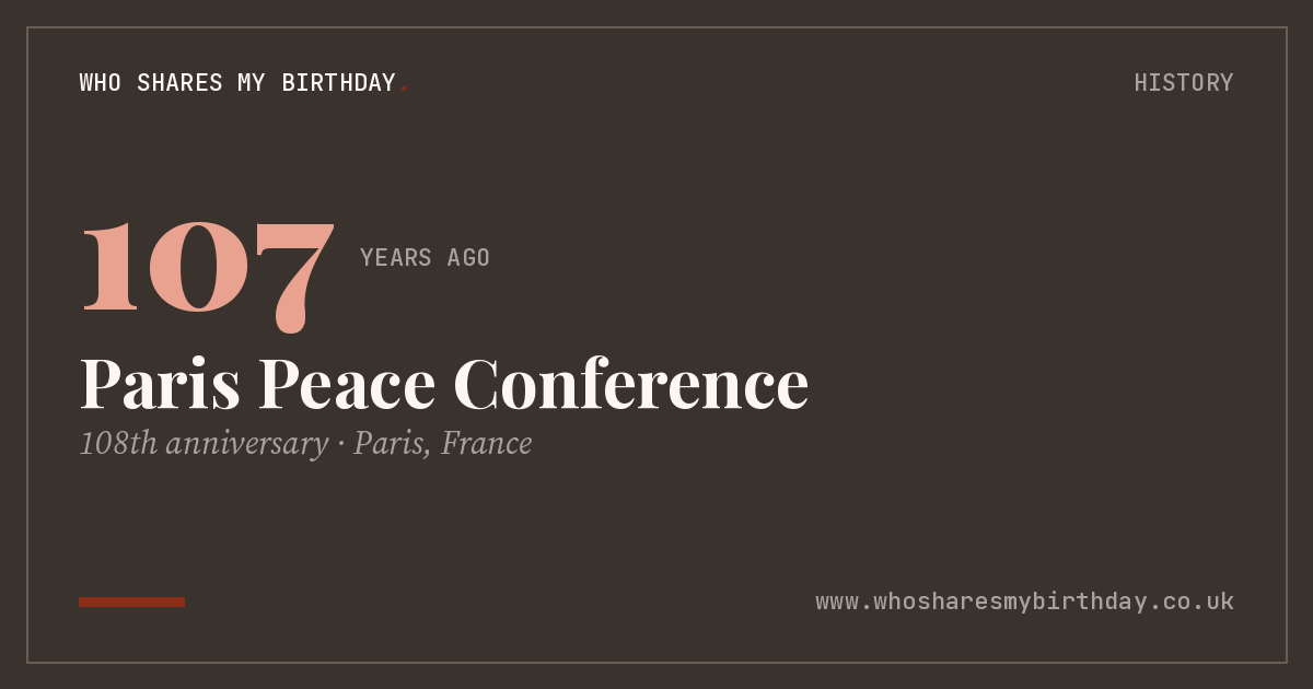 Paris Peace Conference