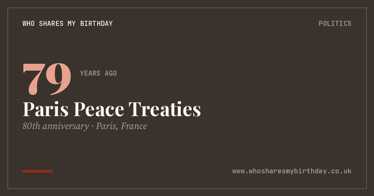 Paris Peace Treaties