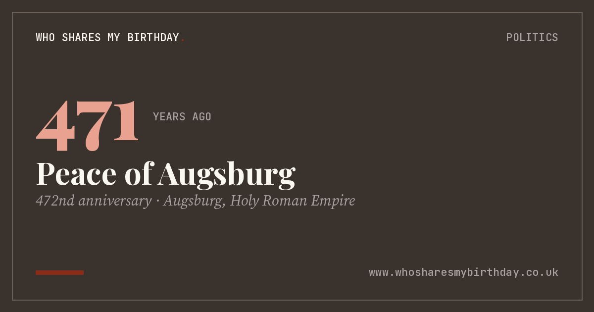 Peace of Augsburg
