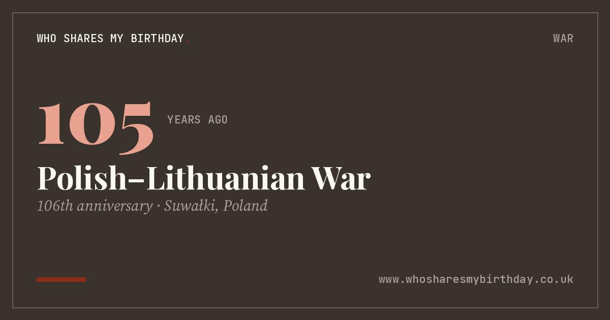 Polish–Lithuanian War