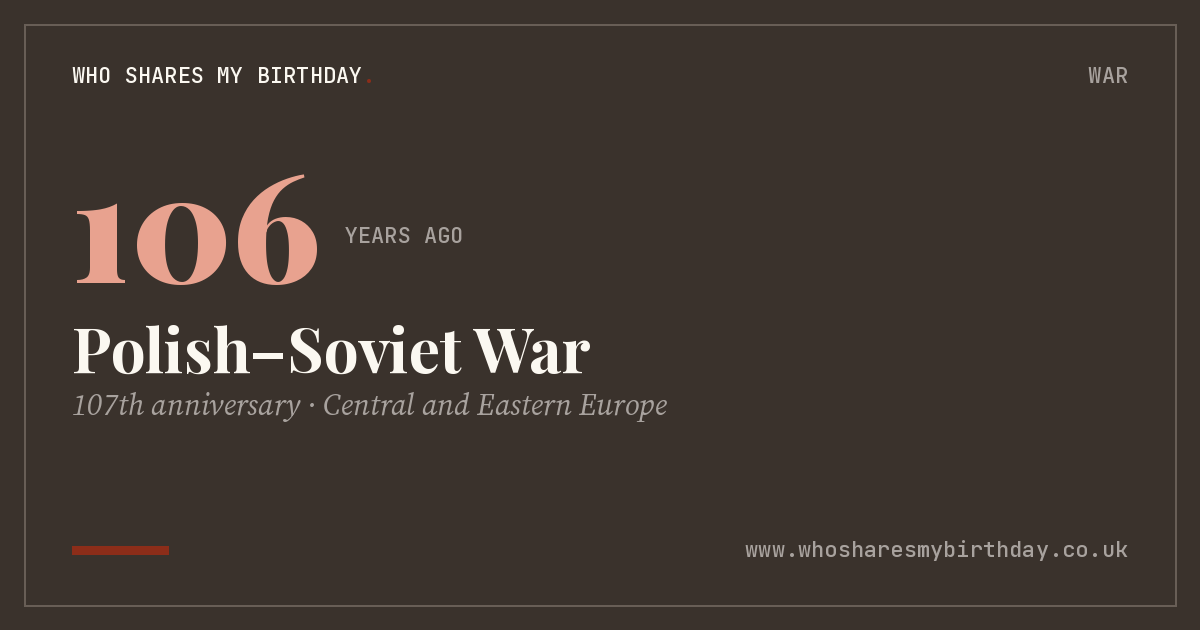 Polish–Soviet War