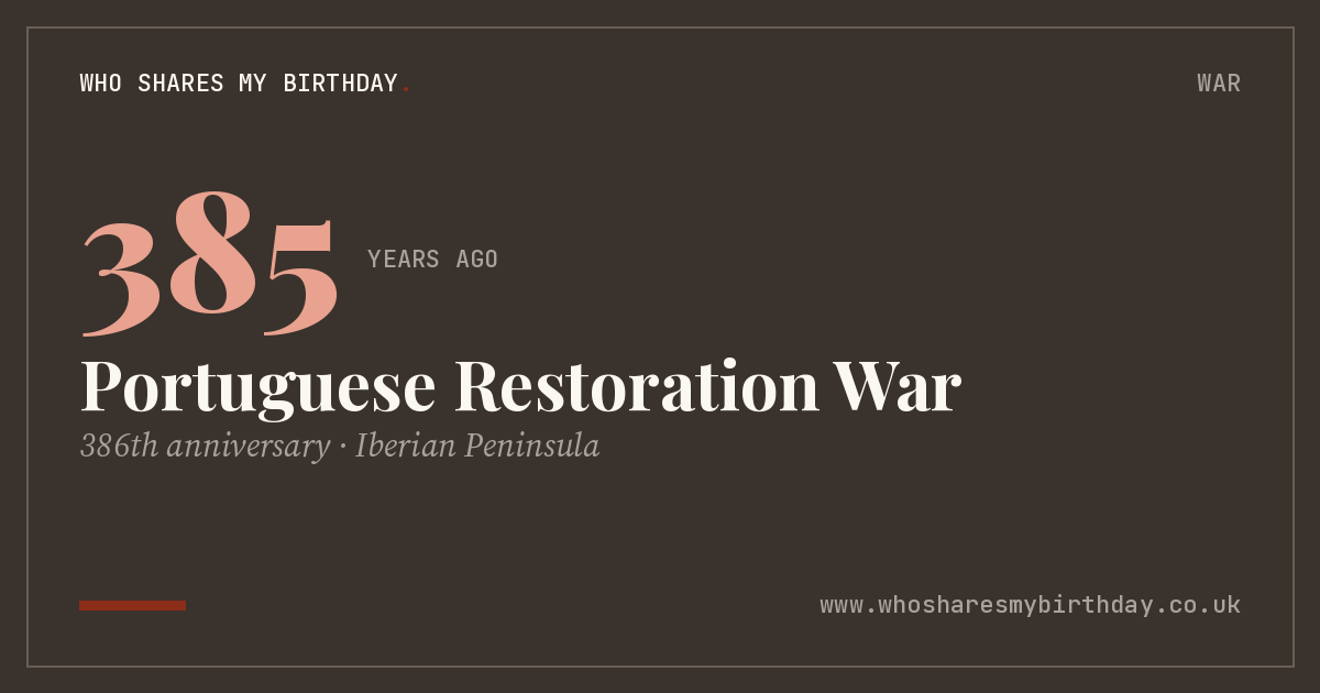 Portuguese Restoration War