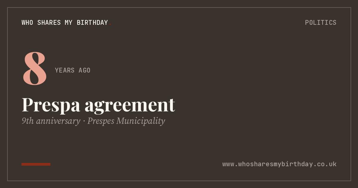 Prespa agreement