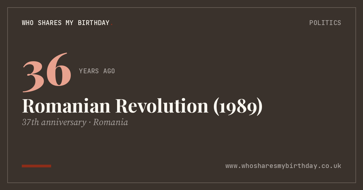 Romanian Revolution (1989)
