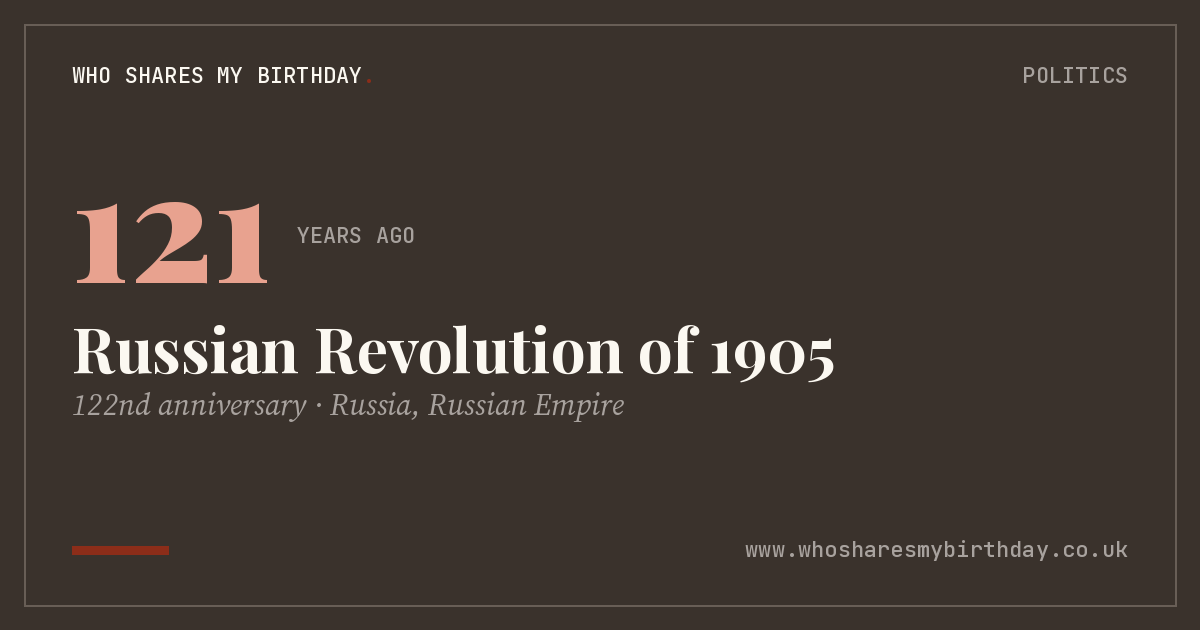Russian Revolution of 1905
