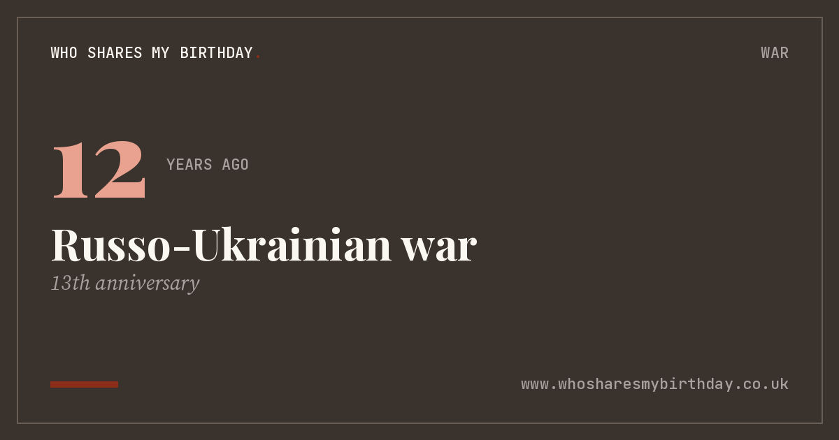 Russo-Ukrainian war