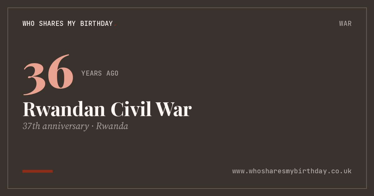 Rwandan Civil War