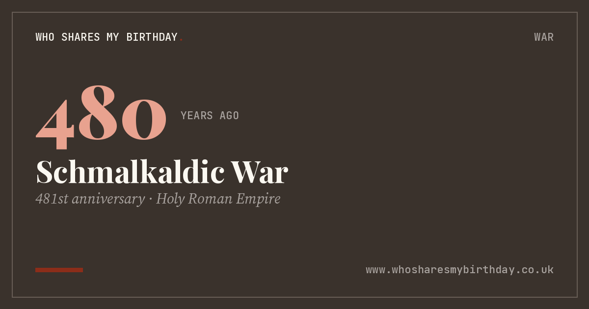 Schmalkaldic War
