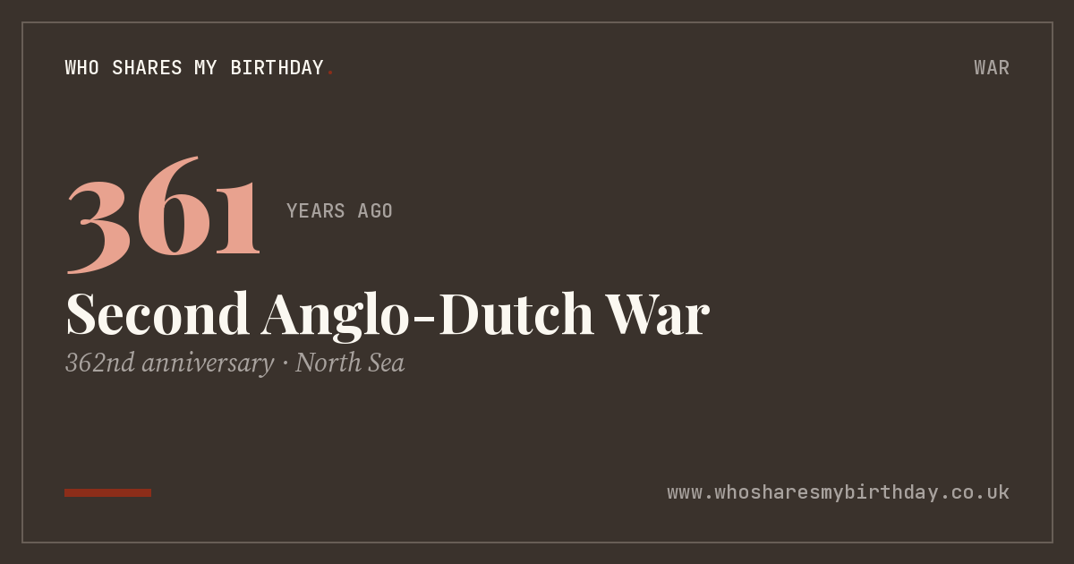 Second Anglo-Dutch War